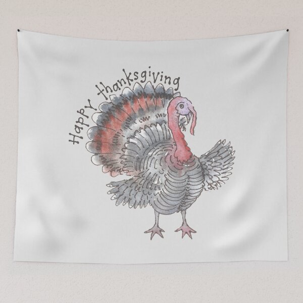 Item preview, thanksgiving turkey cartoon designed and sold by U.K. INTERNATIONAL Degain.