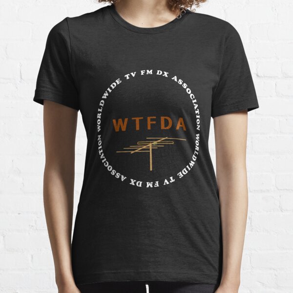 WTFDA Logo Shirt Black Essential T-Shirt