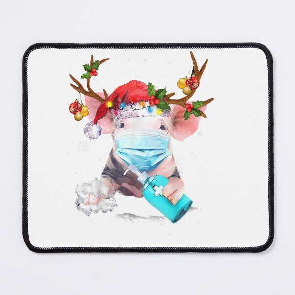 Item preview, Funny Pig Christmas Face Mask Bye Bye 2020 Xmas Pig Loves Long Sleeve T-Shirt designed and sold by BusemanIlsa.