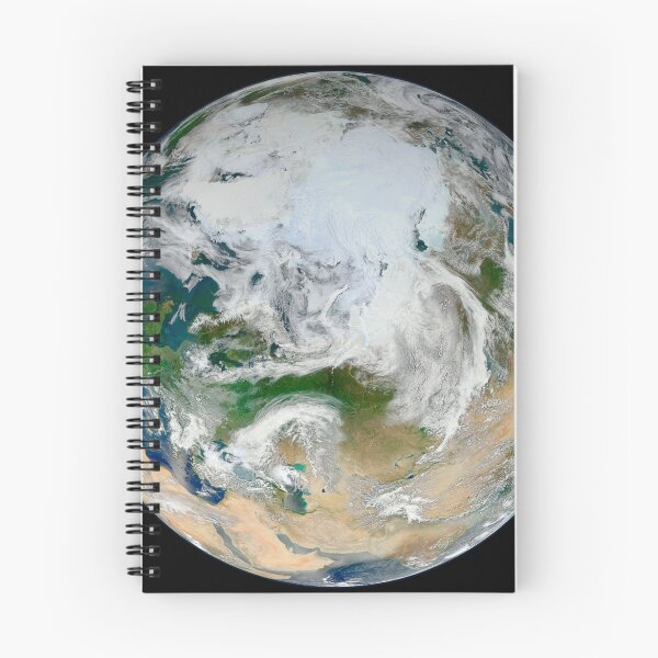Item preview, A synthesized view of Earth showing the Arctic, Europe and Asia. designed and sold by StocktrekImages.