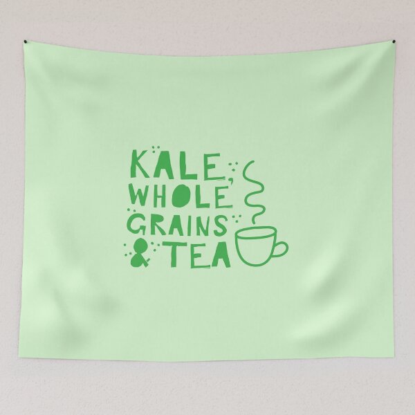 Item preview, KALE, whole grains and tea designed and sold by jazzydevil.