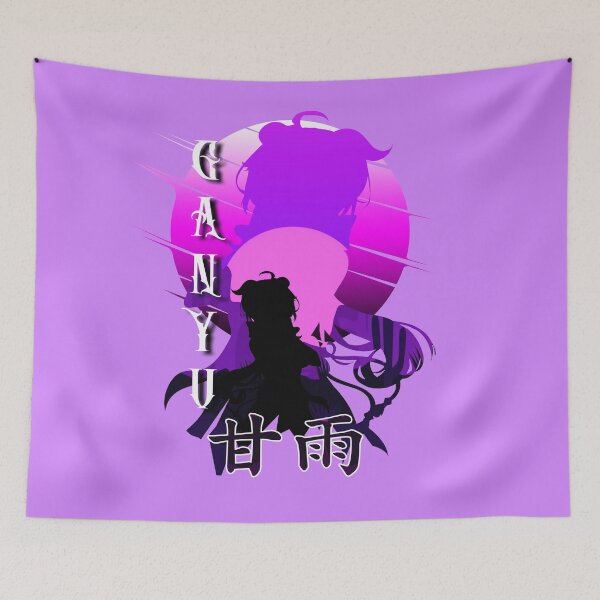Item preview, ganyu silhoutte purple designed and sold by abangkejepit.