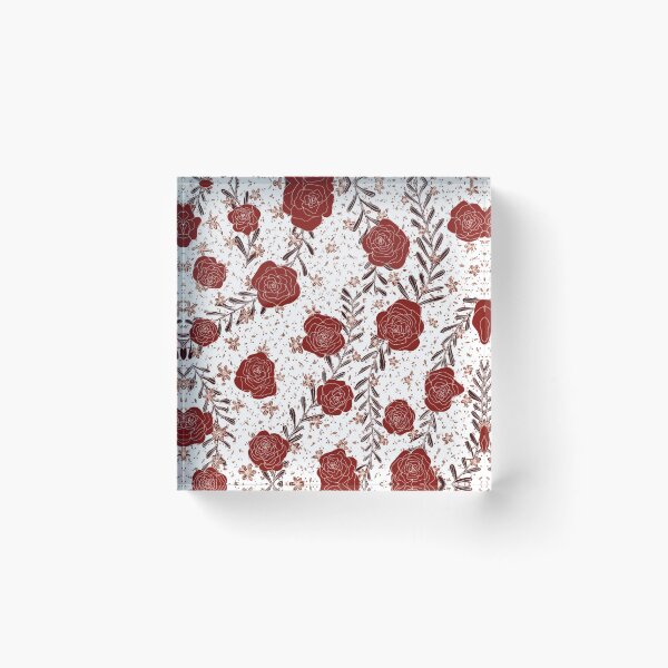 Item preview, red roses pattern designed and sold by mvsoileau.
