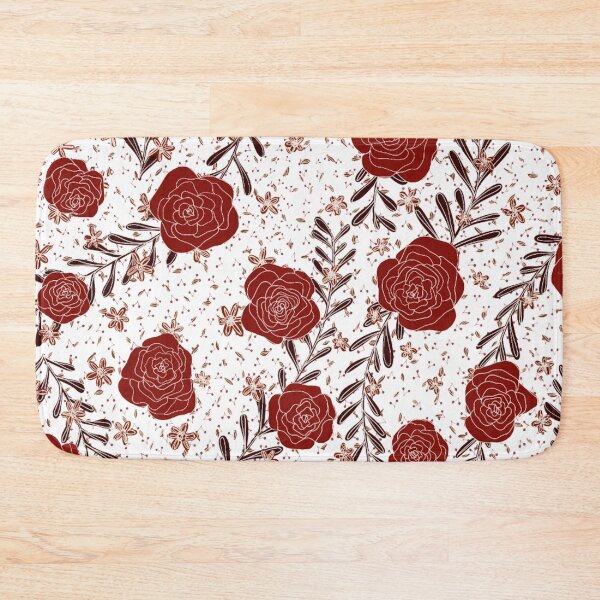 Item preview, red roses pattern designed and sold by mvsoileau.