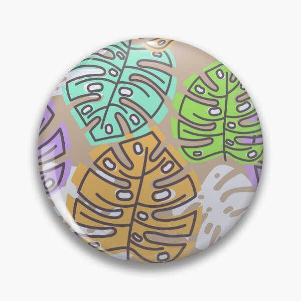 Item preview, Colorful  monstera leaves  design.  designed and sold by Coolminds.