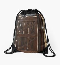 Farm Shed Door Drawstring Bag