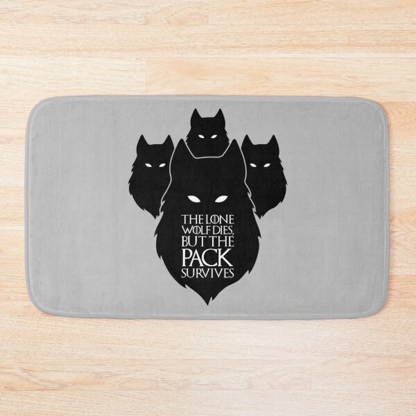 Item preview, The lone wolf dies, but the pack survives designed and sold by collectiarts.