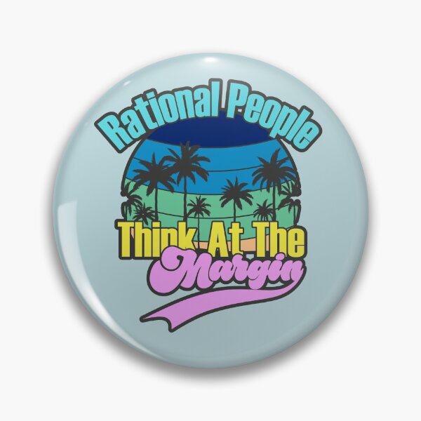 Item preview, Rational People Think At The Margin designed and sold by Chubuter.