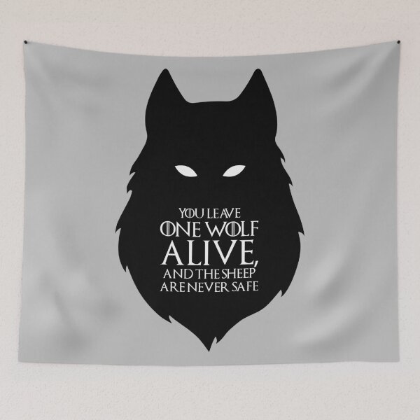 Item preview, You leave one wolf alive, and the sheep are never safe designed and sold by collectiarts.