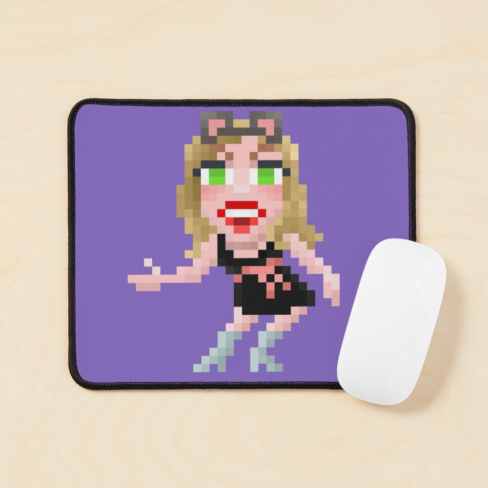 Girl in mouse costume Mouse Pad