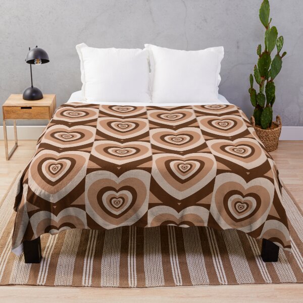 Item preview, Trendy Brown And Beige Hearts designed and sold by DesignStory.