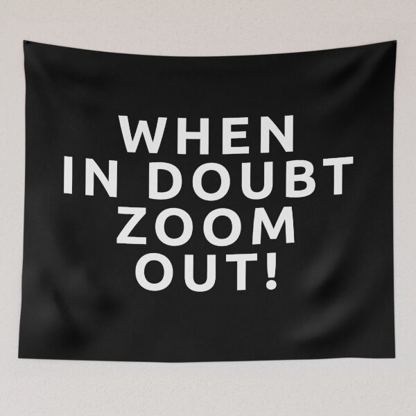 Item preview, When In Doubt Zoom Out designed and sold by StepupDesign.