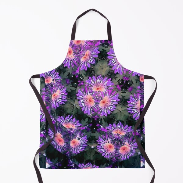Item preview, flower kaleidoscope (090) - purple chrysanthemums designed and sold by expl-rations.