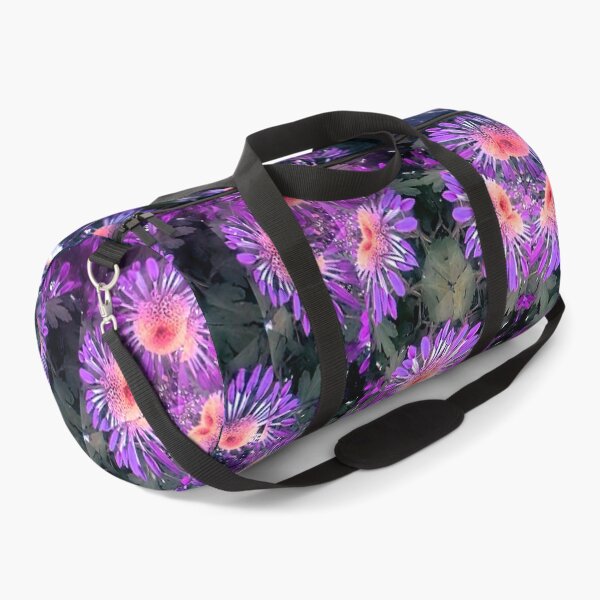 Item preview, flower kaleidoscope (090) - purple chrysanthemums designed and sold by expl-rations.