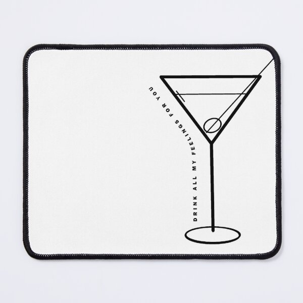 Item preview, Drink all my feelings for you black designed and sold by MCS-Desings.