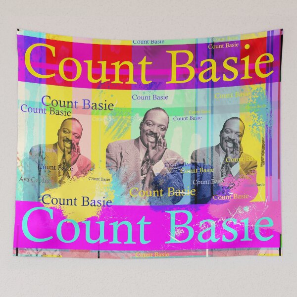 Item preview, Count Basie, portrait, jazz musician designed and sold by Mauswohn.