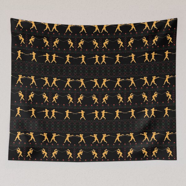 Item preview, Rapier Ugly Sweater (gold) designed and sold by DoodleThrift.
