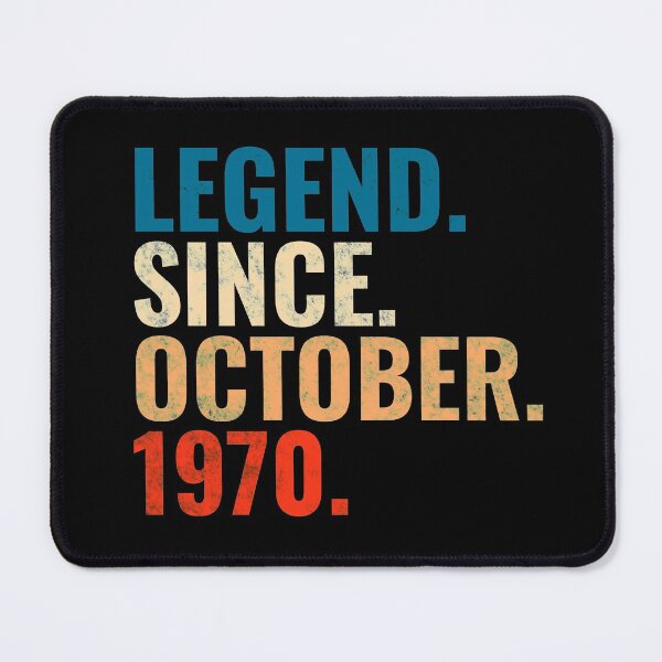 Item preview, Legend Since October 1970 Retro Vintage designed and sold by Teelogic.