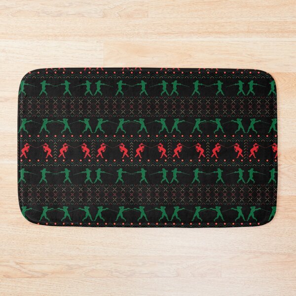 Item preview, Rapier Ugly Sweater (red/green) designed and sold by DoodleThrift.