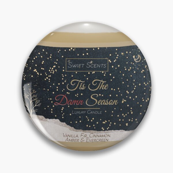 Item preview, 'Tis The Damn Season Taylor Swift Candle Evermore designed and sold by cassorcats.
