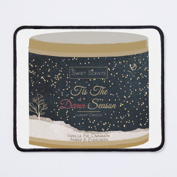 Item preview, 'Tis The Damn Season Taylor Swift Candle Evermore designed and sold by cassorcats.