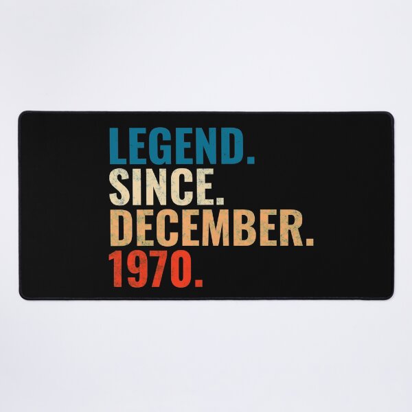 Item preview, Legend Since December 1970 Retro Vintage designed and sold by Teelogic.
