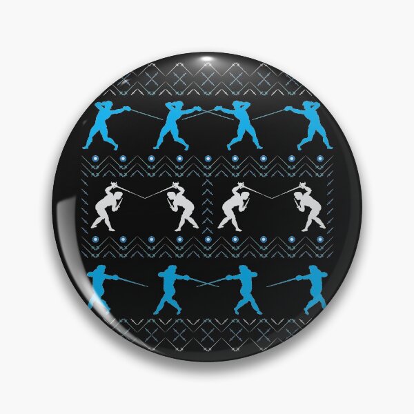 Item preview, Rapier Ugly Sweater (blue) designed and sold by DoodleThrift.