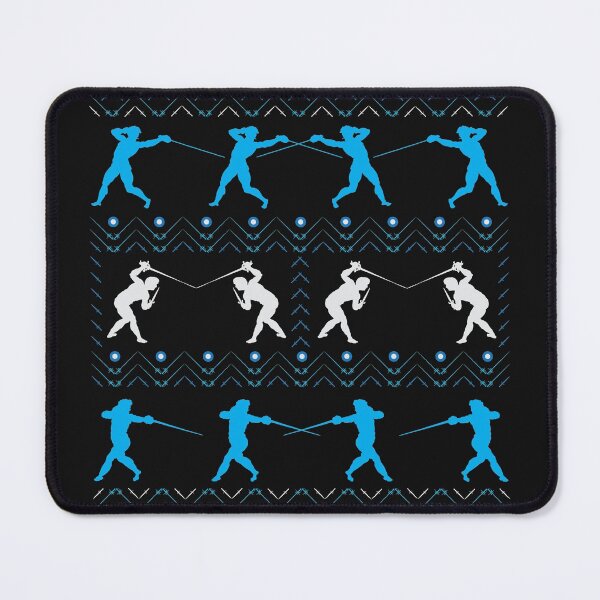 Item preview, Rapier Ugly Sweater (blue) designed and sold by DoodleThrift.