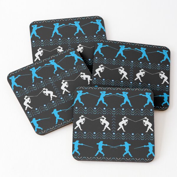 Item preview, Rapier Ugly Sweater (blue) designed and sold by DoodleThrift.