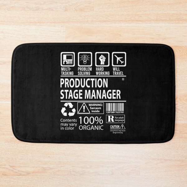 Item preview, Production Stage Manager T Shirt - MultiTasking Certified Job Gift Item Tee designed and sold by killingworthhi.