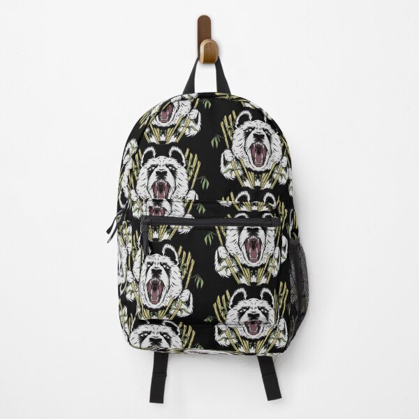 Item preview, angry panda with japanese style bamboo illustration designed and sold by TOKO ORENN.