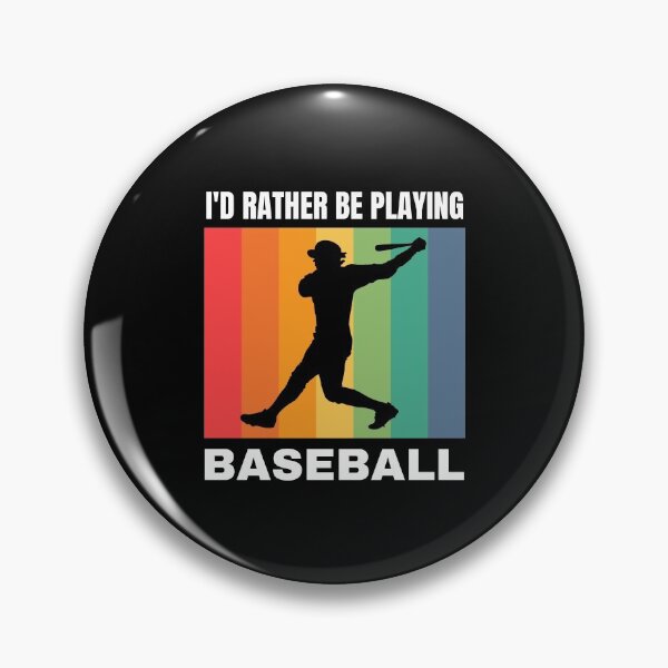 Item preview, I'd Rather Be Playing Baseball designed and sold by Crafty-Mornings.