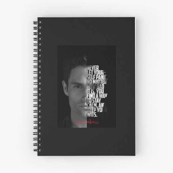 Item preview, Black and white Joe Goldberg  You Tv Show Quote.           designed and sold by britscomfycrea.