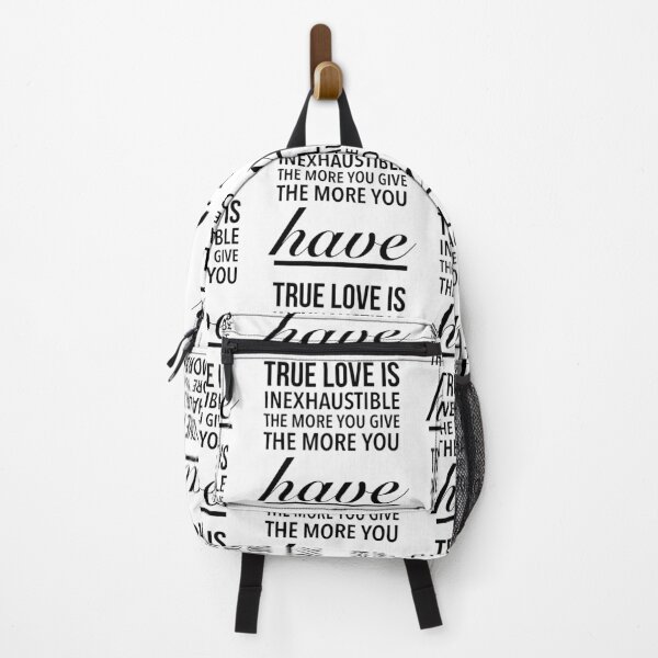 Item preview, True love is inexhaustible; the more you give, the more you have. - Love Advantage Quotes designed and sold by Delandor.