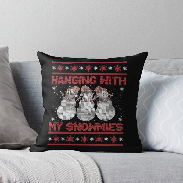 Item preview, Hanging with my Snowmies Funny Snowman Ugly Christmas Family  designed and sold by hasanmasud.
