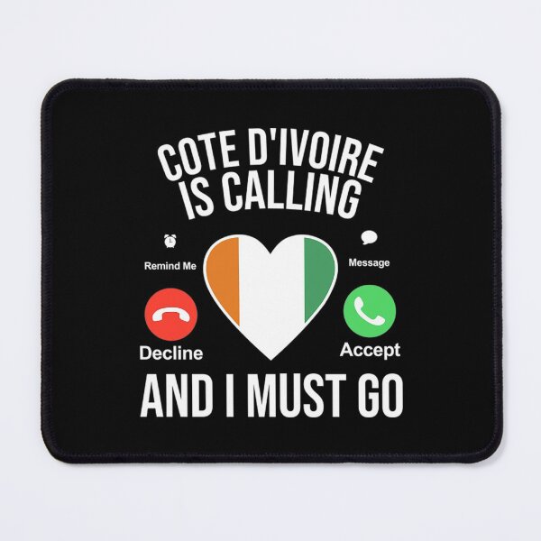 Item preview, Cote Divoire Caling And I Must Go T-ShirtCote D'ivoire Caling and I Must Go designed and sold by SactKiera.