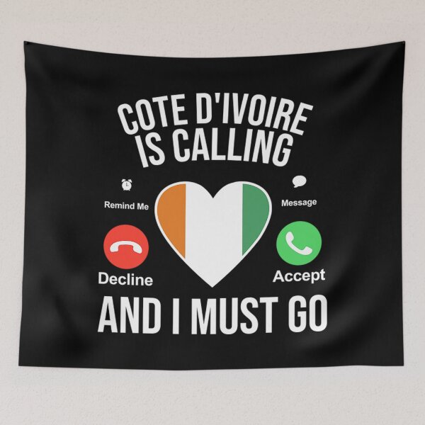 Item preview, Cote Divoire Caling And I Must Go T-ShirtCote D'ivoire Caling and I Must Go designed and sold by SactKiera.