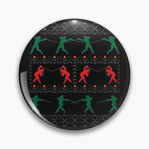 Item preview, Rapier Ugly Sweater (red/green) designed and sold by DoodleThrift.