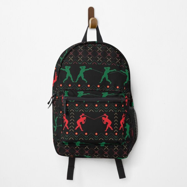 Item preview, Rapier Ugly Sweater (red/green) designed and sold by DoodleThrift.