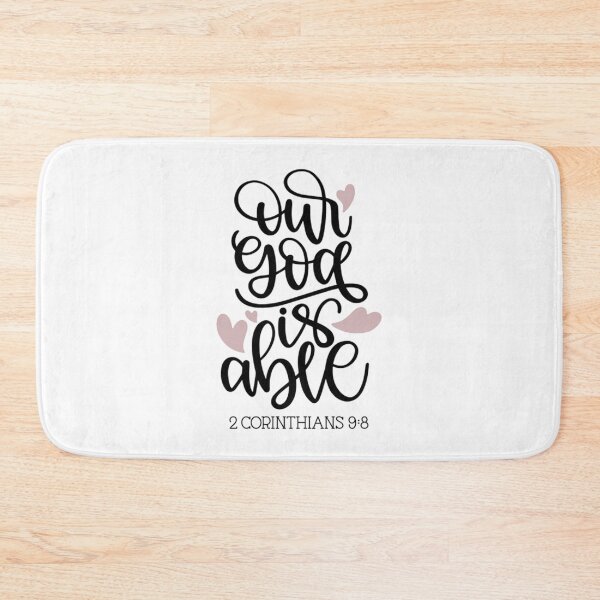 Item preview, Christian T-ShirtOur God Is Able, 2 Corinthians 9_8 designed and sold by SactKiera.