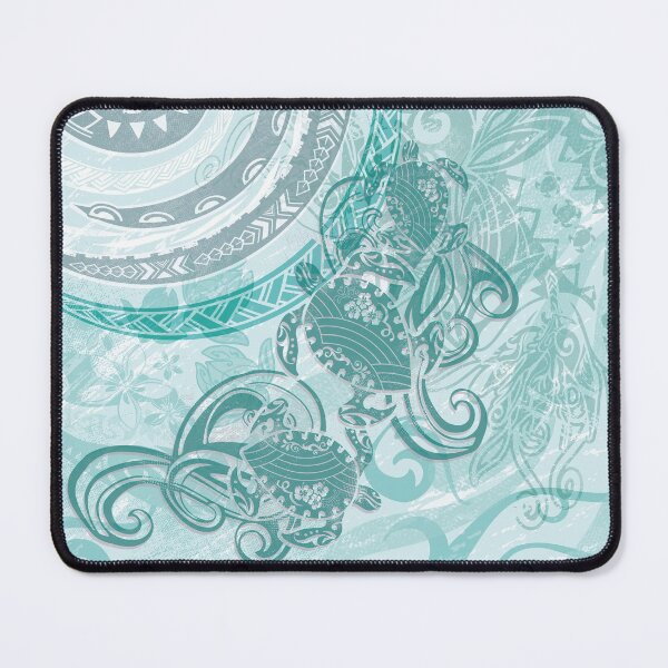 Item preview, Hawaiian Teal Tribal Honu designed and sold by sunnthreads.