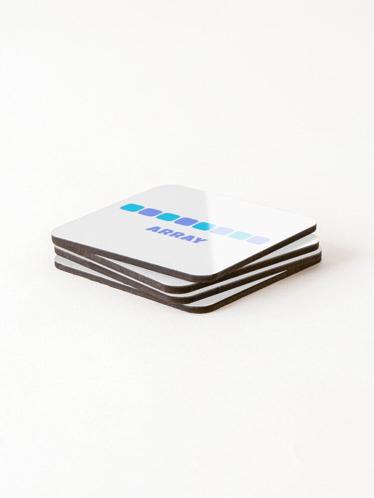 Thumbnail 4 of 5, Coasters (Set of 4), Array Data Structure designed and sold by Mechashadow.