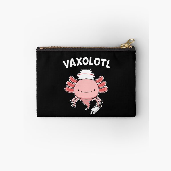 Item preview, VAXOLOTL Funny Axolotl Lover Vaccination Nurse Vax Pun designed and sold by Delightfully Cynical.