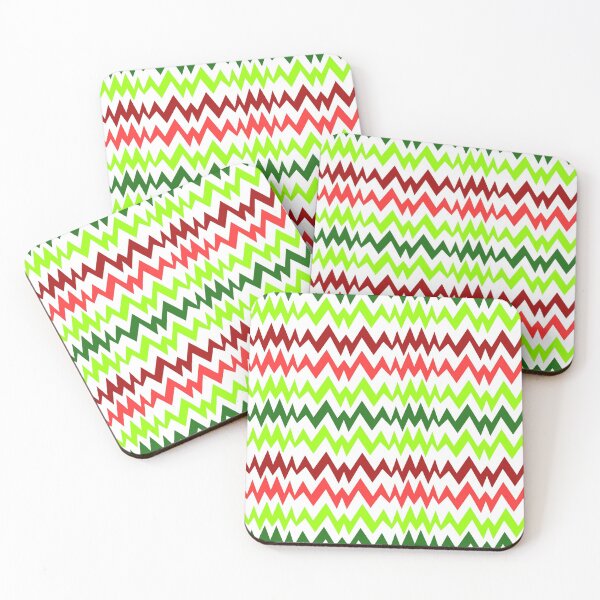 Item preview, Whacky Wonky Christmas Chevron stripe designed and sold by Kelly  Thompson.