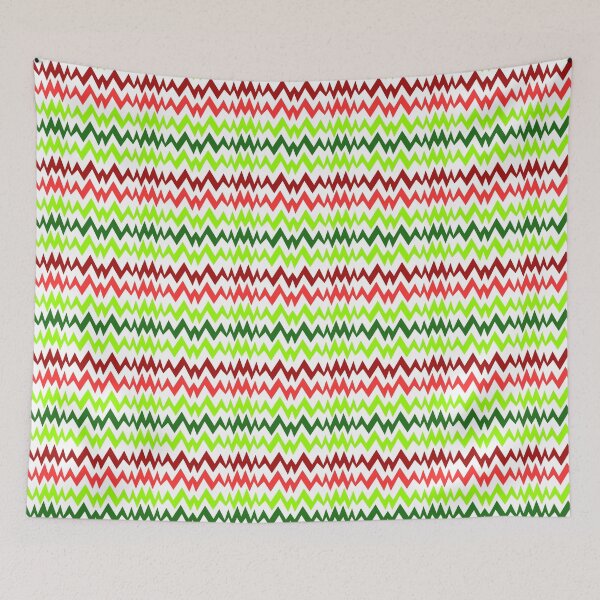 Item preview, Whacky Wonky Christmas Chevron stripe designed and sold by Kelly  Thompson.