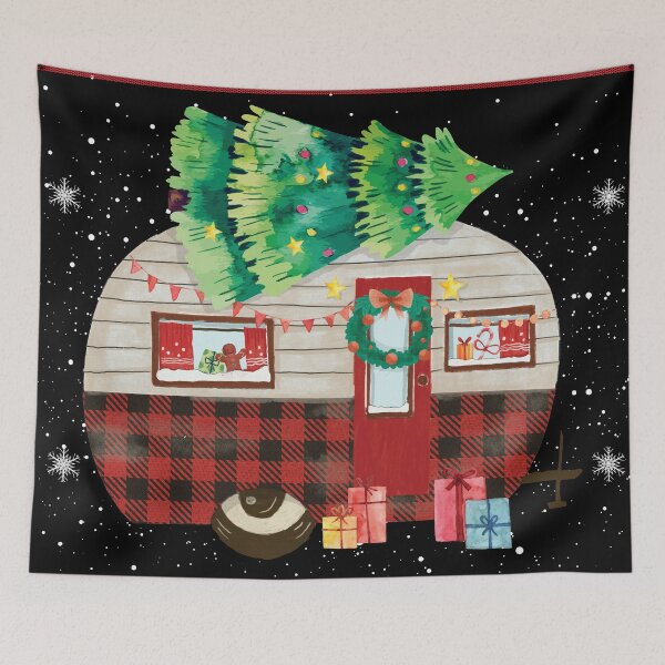 Item preview, Christmas Tree Camping Funny Gift Camper  designed and sold by hasanmasud.