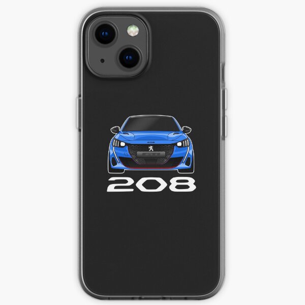 2020 Peugeot GTI Avant Pour Chemise Foncée Bleu Coque souple iPhone