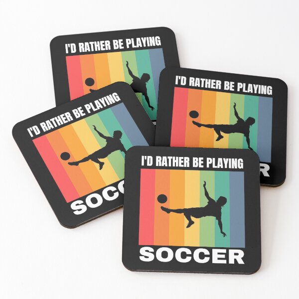 Item preview, I'd Rather Be Playing Soccer designed and sold by Crafty-Mornings.