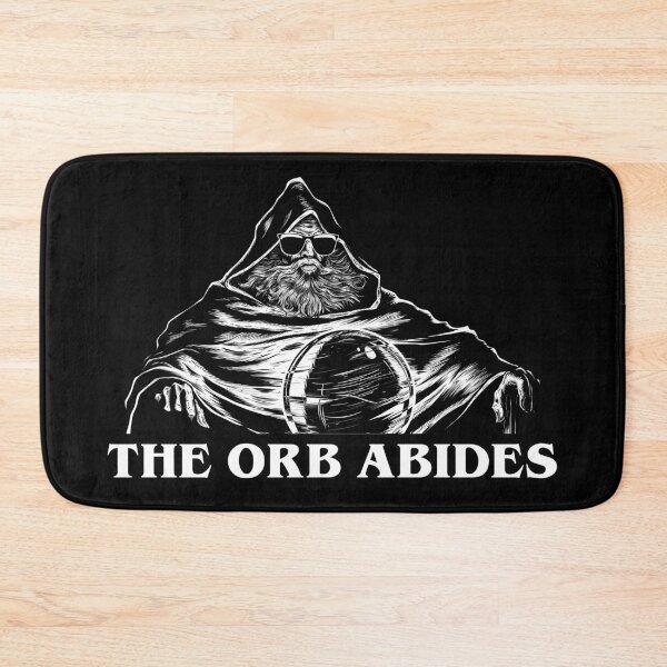 Item preview, The Orb Abides - Pondering Orb Wizard Meme designed and sold by CryptidArt.