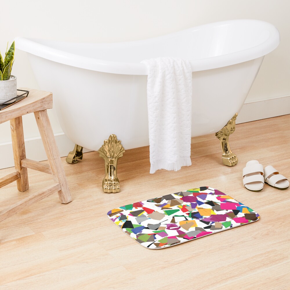 Item preview, Bath Mat designed and sold by oneline-art.